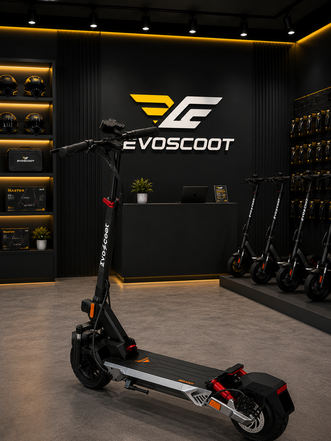 Evoscoot M4 Max | Trottinette Électrique Puissante 1000W – 45 km/h – Batterie 48V 18Ah